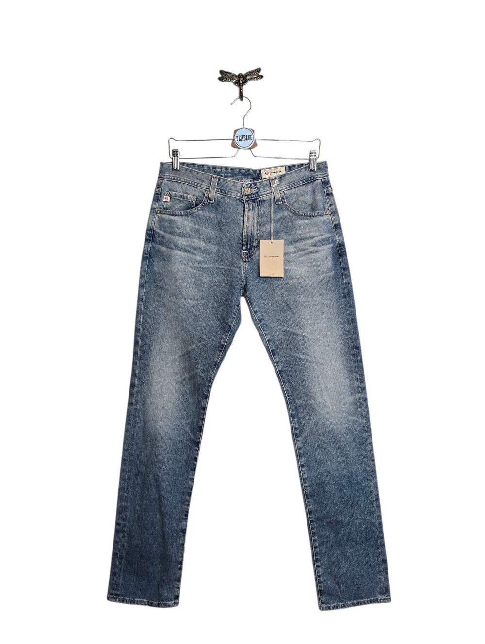 AG Adriano Goldschmied Everett Slim Straight Jeans 30x33 In 22 Years Saison